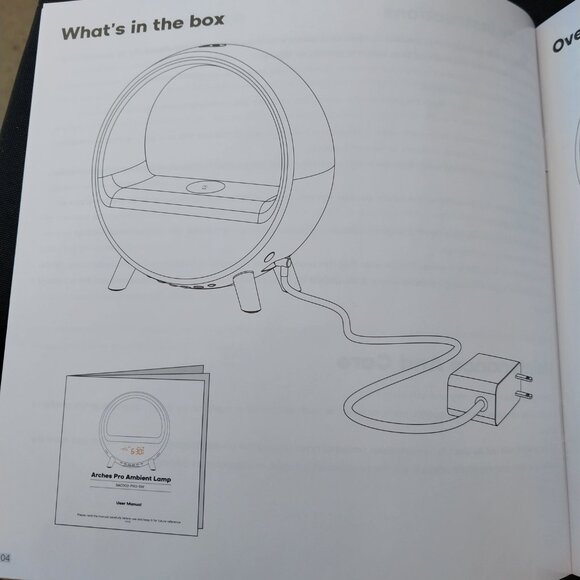 Dekala Arches Deluxe Sunrise Alarm Clock, alexa. New in open box - Picture 7 of 8